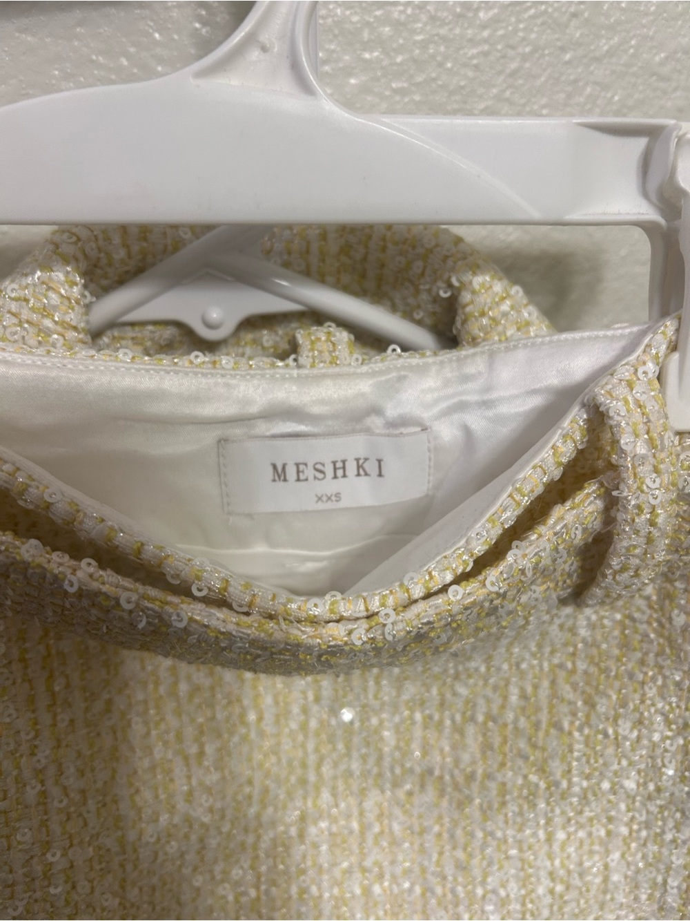 Meshki Mercer Tweed Set In Butter Yellow - Picture 4 of 5